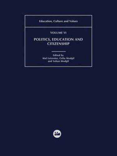 Cover image for Politics, Education and Citizenship