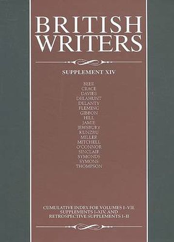 British Writers, Supplement XIV