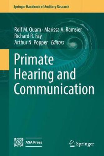 Cover image for Primate Hearing and Communication