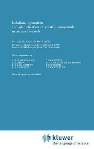 Cover image for Isolation, Separation and Identification of Volatile Compounds in Aroma Research