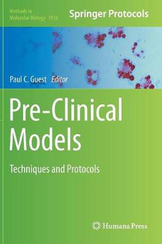 Cover image for Pre-Clinical Models: Techniques and Protocols