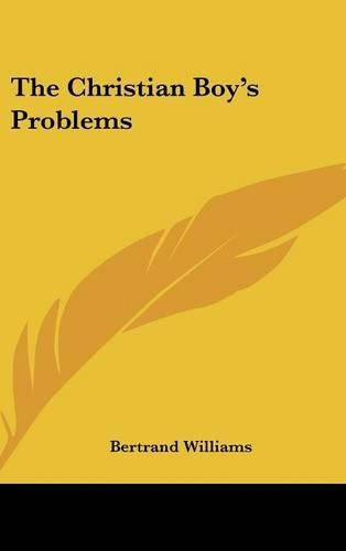 Cover image for The Christian Boy's Problems