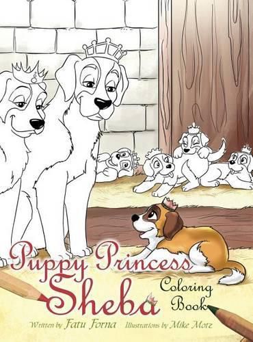 Cover image for Puppy Princess Sheba: Coloring Book