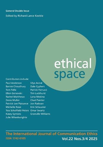 Cover image for Ethical Space Vol. 22 Issue 3/4