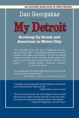 Cover image for My Detroit: Growing Up Greek and American in Motor City
