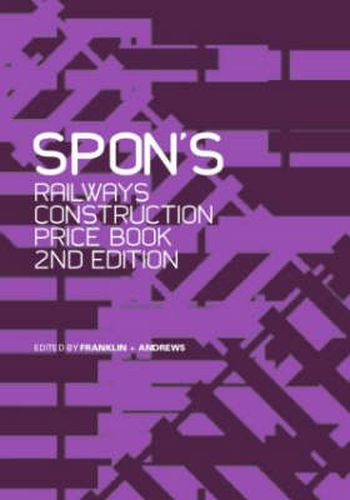 Cover image for Spon's Railways Construction Price Book