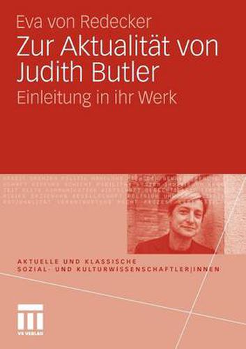 Cover image for Zur Aktualitat Von Judith Butler: Einleitung in Ihr Werk