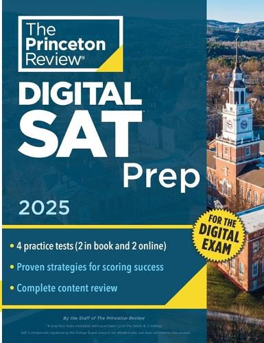 Cover image for Princeton Review Digital SAT Prep, 2025