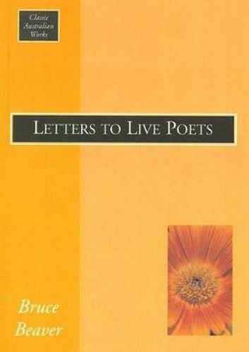 Cover image for Letters to Live Poets