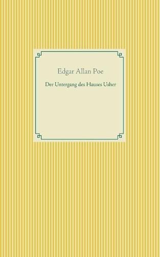 Cover image for Der Untergang des Hauses Usher