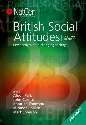 Cover image for British Social Attitudes