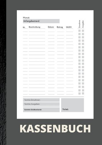 Cover image for Kassenbuch A5- Einfaches Einnahmen und Ausgaben Buch fuer Selbstaendige, Kleinunternehmer und Vereine