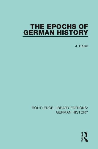 Cover image for The Epochs of German History