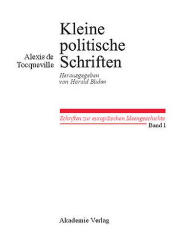 Cover image for Kleine Politische Schriften