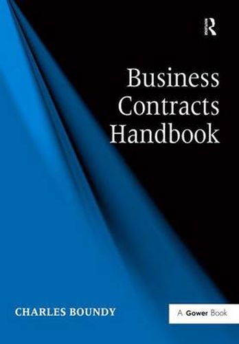 Cover image for Business Contracts Handbook