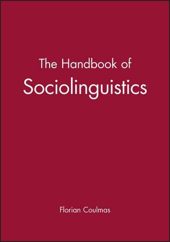 Cover image for The Handbook of Sociolinguistics