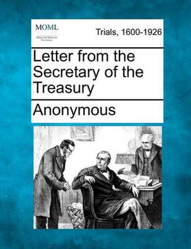 Cover image for Letter from the Secretary of the Treasury