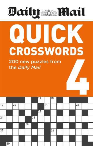 Cover image for Daily Mail Quick Crosswords Volume 4: 200 new puzzles from the Daily Mail