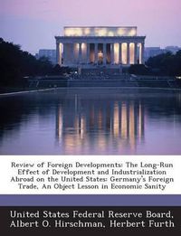 Cover image for Review of Foreign Developments