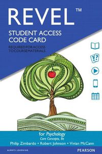 Cover image for Psychology: Core Concepts -- Revel Access Code