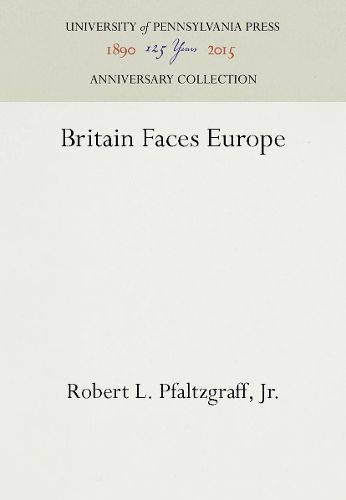 Cover image for Britain Faces Europe
