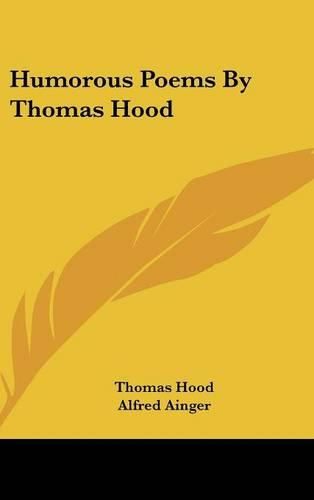 Cover image for Humorous Poems by Thomas Hood
