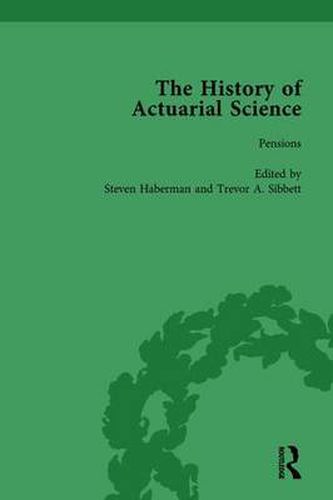 Cover image for The History of Actuarial Science Vol VI