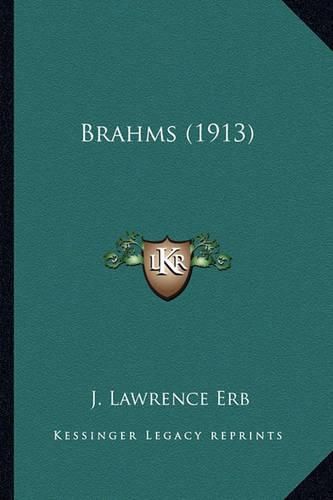 Cover image for Brahms (1913)