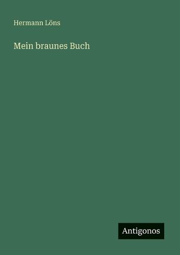 Cover image for Mein braunes Buch