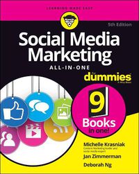 Cover image for Social Media Marketing All-in-One For Dummies, 5th Edition