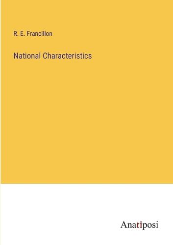 Cover image for National Characteristics