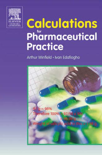 Cover image for Calculations for Pharmaceutical Practice