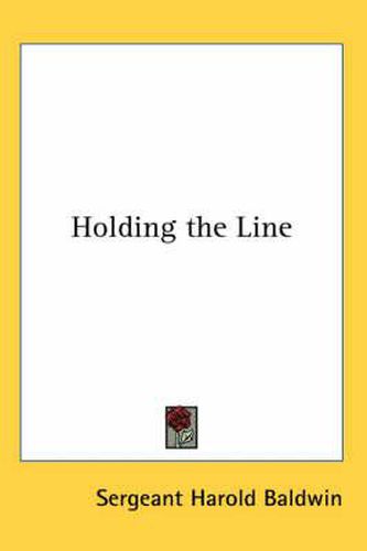 Cover image for Holding the Line