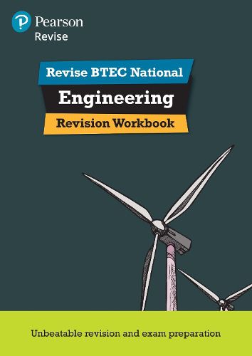 Cover image for Pearson REVISE BTEC National Engineering Revision Workbook: for home learning, 2022 and 2023 assessments and exams