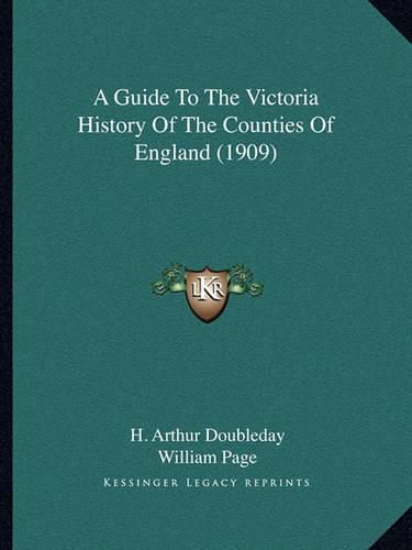 A Guide to the Victoria History of the Counties of England (1909)