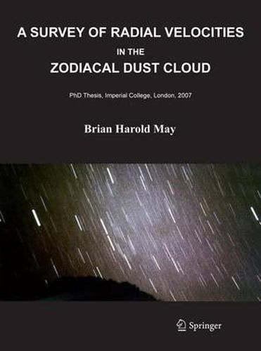 Cover image for A Survey of Radial Velocities in the Zodiacal Dust Cloud