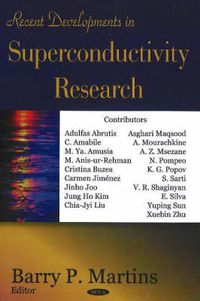 Cover image for Recent Developments in Superconductivity Research