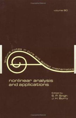 Cover image for nonlinear analysis and applications