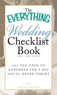 Cover image for The Everything Wedding Checklist Book