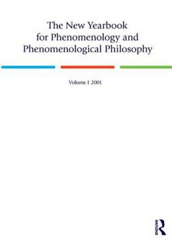 Cover image for The New Yearbook for Phenomenology and Phenomenological Philosophy: Volume 1