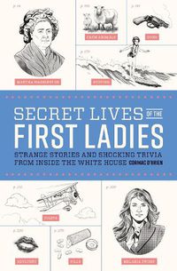 Cover image for Secret Lives of the First Ladies: Strange Stories and Shocking Trivia From Inside the White House