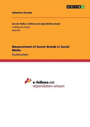 Cover image for Measurement of Soccer Brands in Social Media