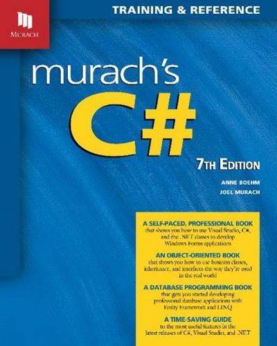 Cover image for Murach's C# (7th Edition)