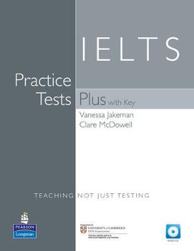 Cover image for Practice Tests Plus IELTS With Key & CD Pack