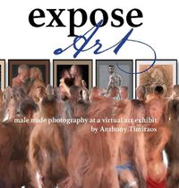 Cover image for Expose Art: male nude photography at a virtual art exhibit