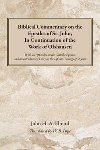 Cover image for Biblical Commentary on the Epistles of St. John, in Continuation of the Work of Olshausen