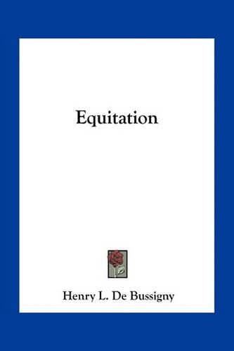 Cover image for Equitation