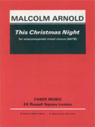 Cover image for This Christmas Night: Satb, A Cappella, Choral Octavo