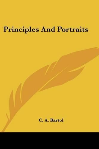 Cover image for Principles and Portraits