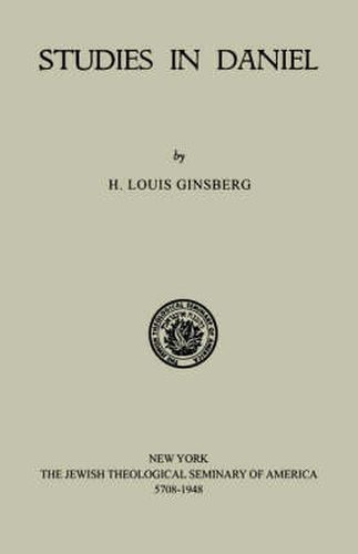 Cover image for Studies in Daniel